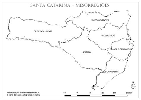 Mapas De Santa Catarina Aulas BNCC