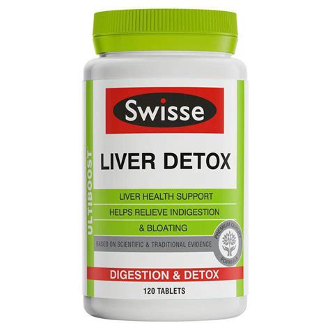 Swisse Ultiboost Liver Detox 120 Tablets 300g Shopee Malaysia
