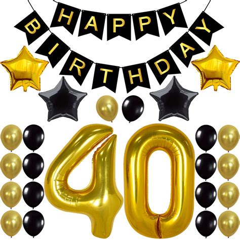 Buy 40th Birthday Party Decorations Kit Large 40 Inch Happy
