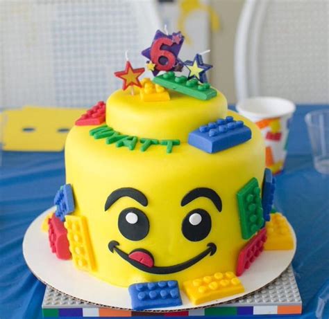 Lego Cake For 6th Birthday Party