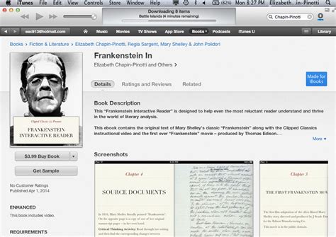 Check out mary shelley's frankenstein video sparknote: Frankenstein for the classroom with great source documents ...