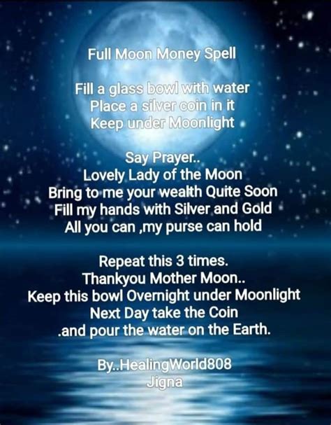 Pin On Moon Release Prayer
