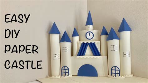 Diy Paper Castle L Easy Diy Paper Craft Idea Youtube