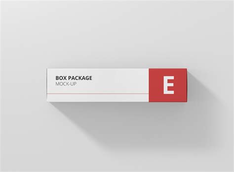 Download Package Box Mock-Up - Long Rectangle - Premium and Free ...