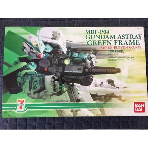 Limited Edition Pg 160 Gundam Astray Green Frame Seven Eleven Color