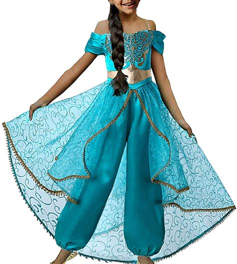 Romys Collection Arabian Princess Jasmine Party Dress Up Set Ebay
