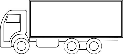 Truck Outline Vector Art Icons And Graphics For Free Download