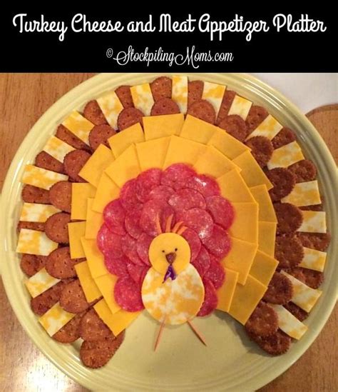 Turkey Cheese And Meat Appetizer Platter That Is So Easy To Make In