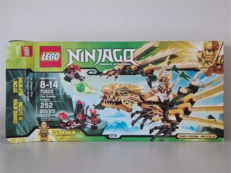 Lego 70503 Ninjago The Golden Dragon Complete Set Instructions And Box