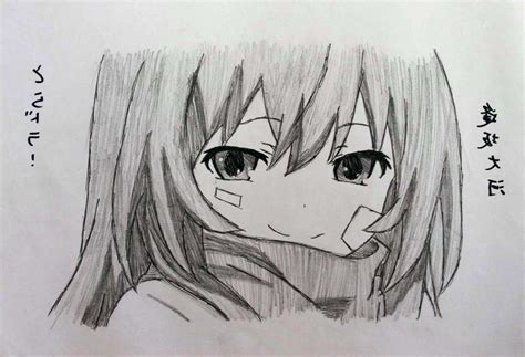 Anime Pencil Sketch Easy Drawings Izulkafli Iskl