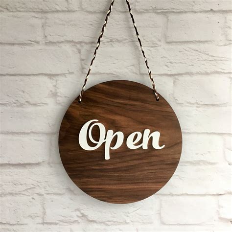 Open Closed Sign Business Sign Storefront Sign Shop Open Sign Etsy