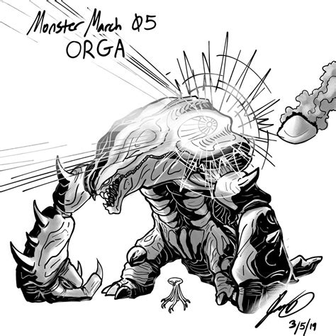 Kaiju Monster March 05 Orga By Pyrasterran On Deviantart