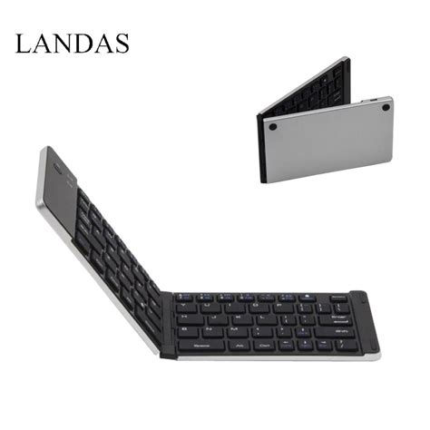 Buy Landas Portable Mini Folding Keyboard Bluetooth