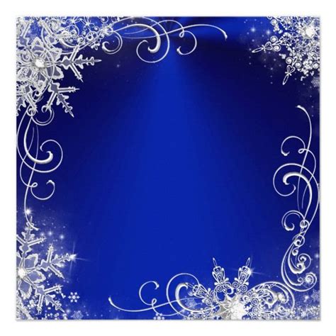 Elegant Royal Blue And Silver Background Jamies Witte