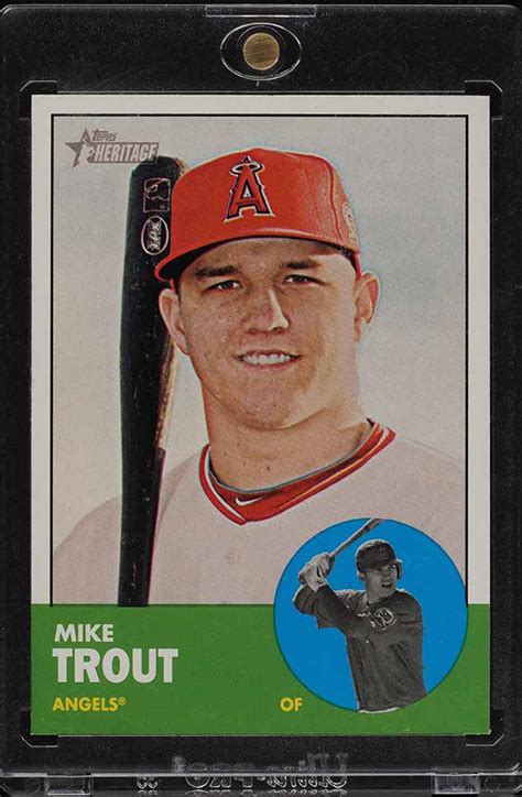 2012 Topps Heritage Mike Trout Rookie Rc 207 Pwcc Pwcc Marketplace