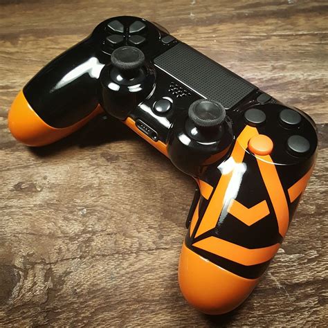 Ps4 Controller With Custom Paint Xbox One Sticks And Shock Paddles