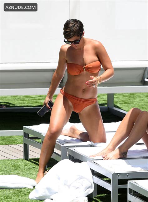 Frankie Bridge Sexy Hanging Out At The Pool In Miami 21052019 Aznude