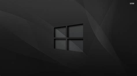 Black Windows 10 Wallpaper Supportive Guru