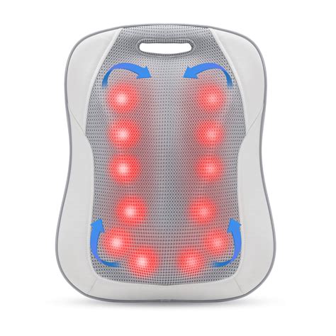 Comfier Shiatsu Heatportable Back Massager With Heat For Back And Lumbar