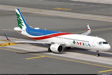 Airbus A321 271nx Middle East Airlines Mea Aviation Photo