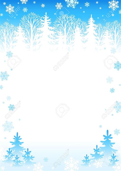 Free Winter Holiday Clip Art Borders Christmas Snowflake Clipart