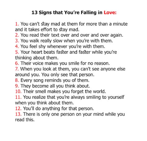 13 Signs That Youre Falling In Love 1 You Cant Stay Mad At Them For