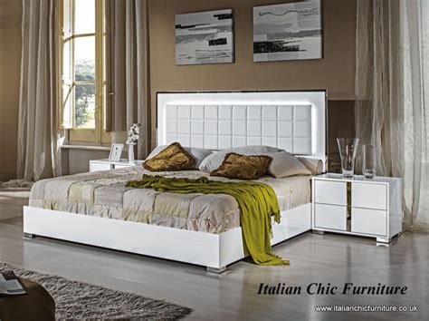 Modrest san marino modern white queen size bedroom set. San Marino Bedroom Set with 4 Door Wardrobe White
