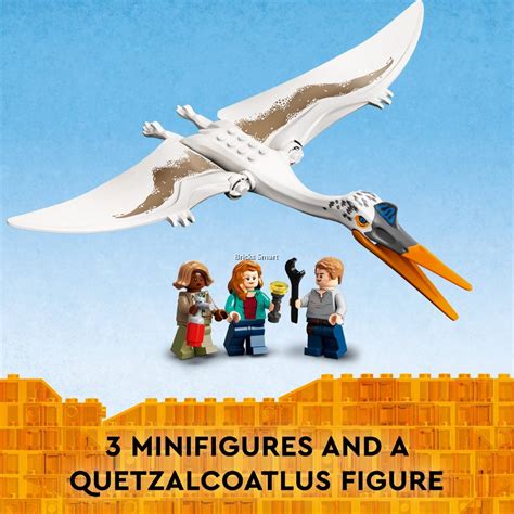 76947 Lego Jurassic World Quetzalcoatlus Plane Ambush 306 Pieces
