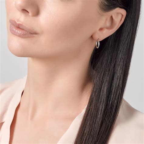 Check spelling or type a new query. 18ct White Gold Extra Small Hoop Earrings | Pravins Jewellers