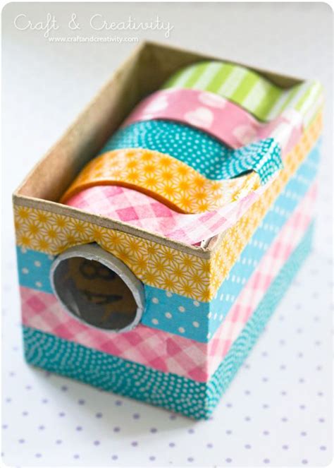 I just recently started my washi tape collection and all i can say is, i'm addicted!! DIY: washi tape dispenser | Scrap room | Pinterest