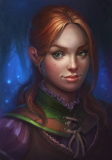 Fantasy Portrait By Lepyoshka On Deviantart A3b