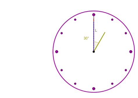 Angles In A Clock Geogebra