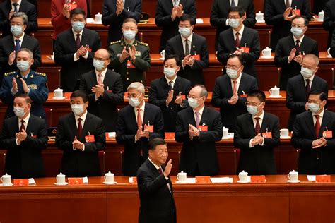 In Photos Chinas Top Officials Gathered To Hear Xi Jinpings Two Hour