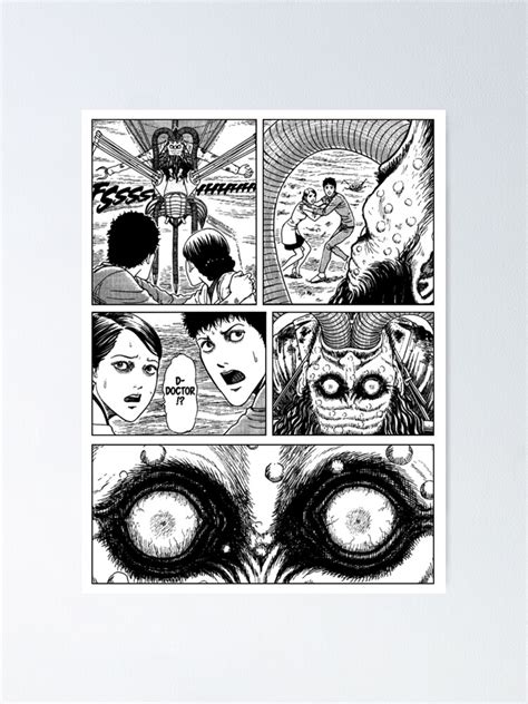 Junji Ito Unique Collection 14 Poster For Sale By Kepidek Redbubble