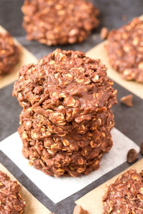 These cookies are so easy to make and are you a fan of oatmeal raisin cookies or oatmeal chocolate chip cookies? 3 Ingredient No Bake Chocolate Peanut Butter Oatmeal ...