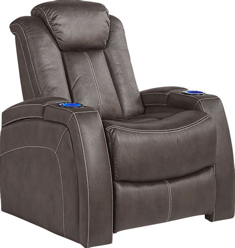 Crestline Brown Dual Power Recliner Rooms To Go