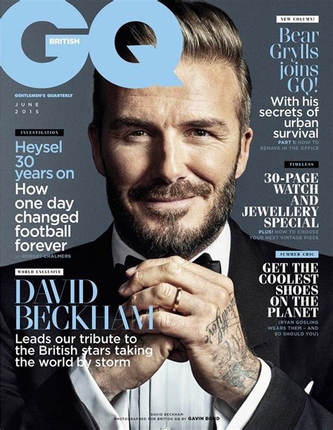 David Beckham Covers June 2015 British Gq