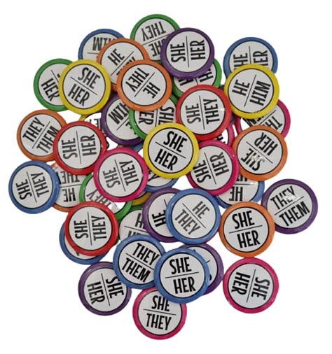buy pride and pronouns bulk pack of my pronouns are badges colour border customisable gender