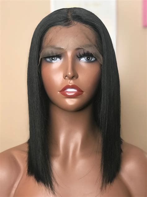 X Lace Frontal Wig Density Glueless Wig Straight Or Etsy