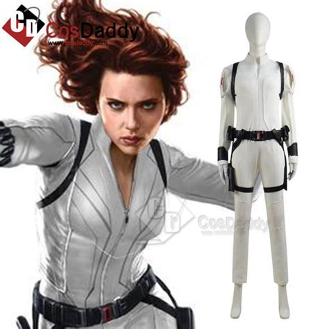 Black Widow 2020 Natalia Romanova White Outfit Suit Cosplay Costume