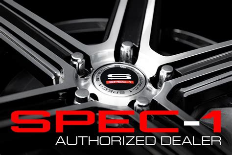 Spec 1® Sp 1 Wheels Gloss Black With Machined Face Rims