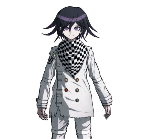 The sprites are themselves early versions of kokichi's existing sprites that appeared in development builds of the game: Shuichi Saihara,Kokichi Oma au Ki-Bo - Dangan Ronpa - fanpop