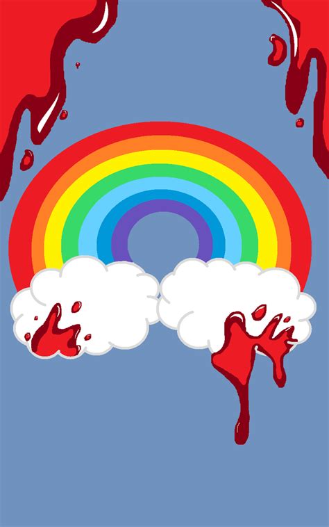 Dripping Bloody Rainbow Custom Box Commission By Lacedstargazing On