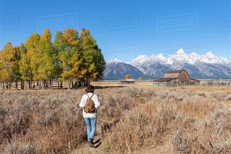 Mormon Row And Teton Range Grand Teton National Park Wyoming United