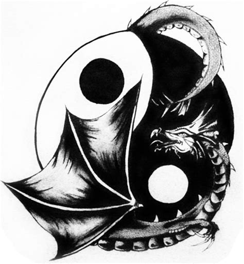 Ying Yang Dragon By Etli On Deviantart