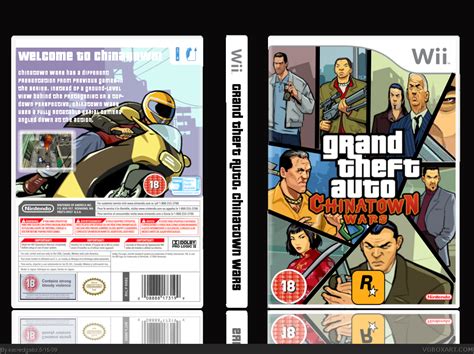 Grand Theft Auto Chinatown Wars Wii Box Art Cover By