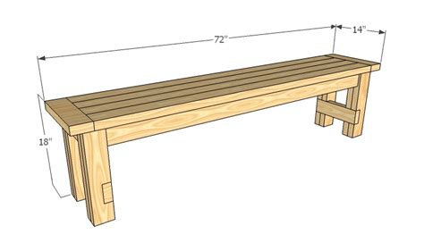 Your family and friends will delight in this chic outdoor furniture statement p Ana White | Farmhouse Bench - DIY Projects