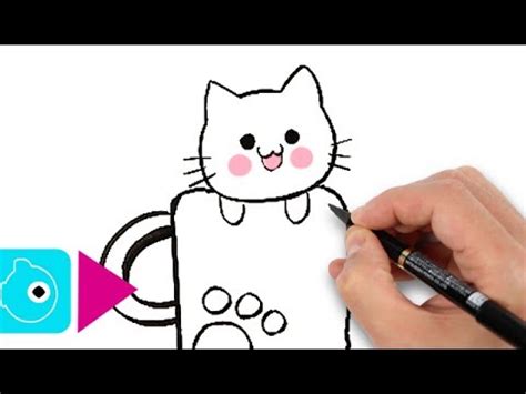Comment dessiner un chaton kawaii tutoriel. Dessiner un chat kawaii en moins de 3 minutes facile ...