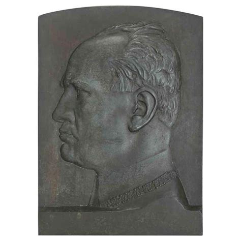 Portrait Of Benito Mussolini By Aurelio Mistruzzi 1930s For Sale At