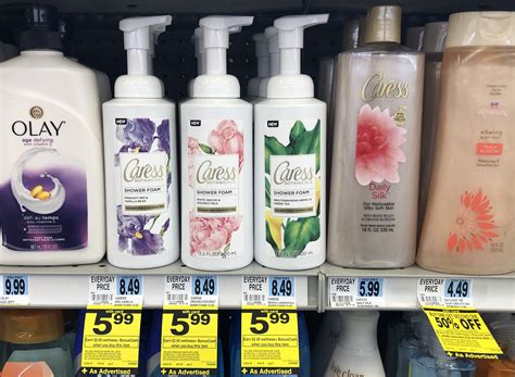 New 1501 Caress Botanicals Shower Foam Coupon Only 249 At Rite